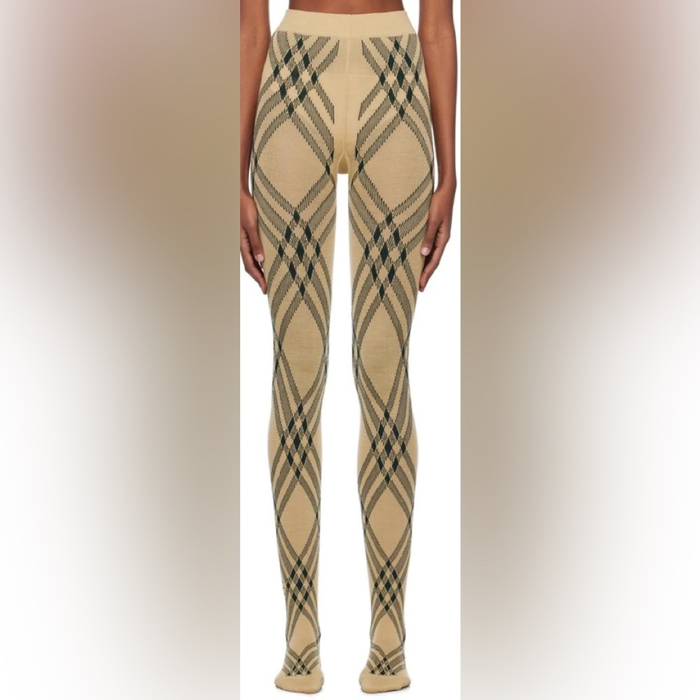 Burberry style stocking tights good condition